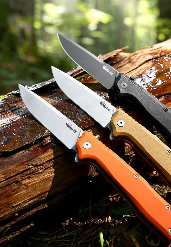 Huto Hunt Harder Folding Knives – HUTO Lifestyle Clothing & Apparel