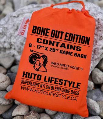 WSSBC Limited Edition Bone Out Edition Game Bags - Set of 6 bags + Finisher WSSBC Logo Skinner - PRE-SALE**