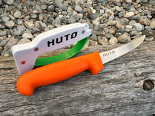 Load image into Gallery viewer, Huto 5” Semi Stiff De-Boning knives + Sharpener