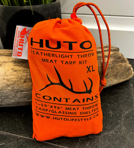 Huto Lifestyle Meat Throw Tarp + Stuff Sack Bags