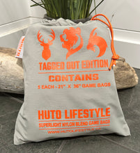 Load image into Gallery viewer, Tagged Out Edition Game Bags - Set of 5 Bags