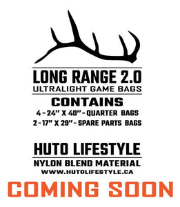 Long Range Game Bags - Set of 6 bags