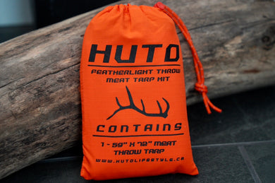 Huto Lifestyle Meat Throw Tarp + Stuff Sack Bags