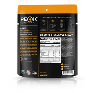 Peak Refuel Biscuits & Sausage Gravy