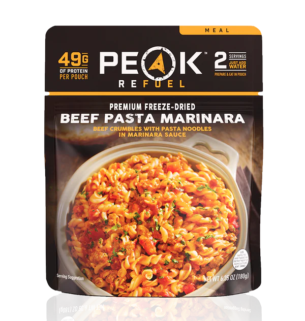 Peak Refuel Beef Pasta Marinara
