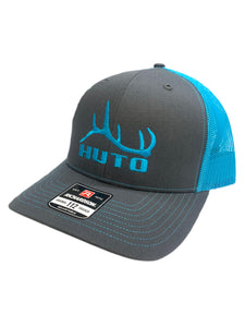 Teal Curved Brim “Go Farther” Trucker Hat