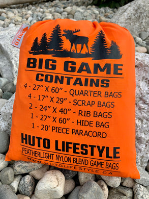 Big Game Moose Set Edition Game Bags - Set of 11 Bags