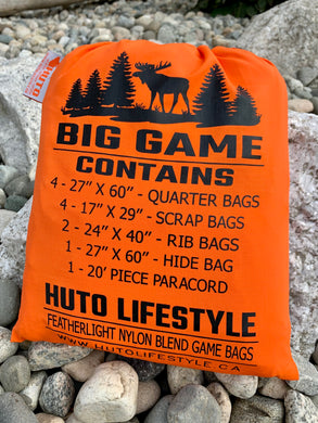 Big Game Moose Set Edition Game Bags - Set of 11 Bags