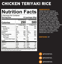 Load image into Gallery viewer, Peak Refuel Chicken Teriyaki Rice