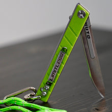 Load image into Gallery viewer, HUTO Coyote Kid Lime Green Limited Edition Limitless Folding Replaceable Blade Knives
